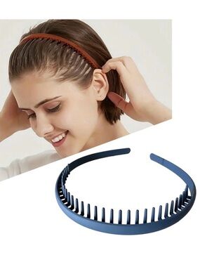 🔴 5 for $10 ONE Blue Headband with Teeth
